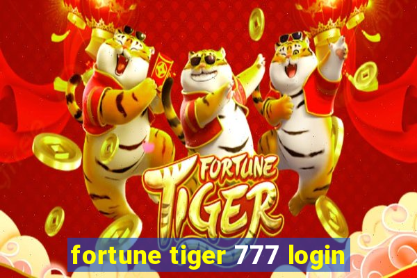 fortune tiger 777 login